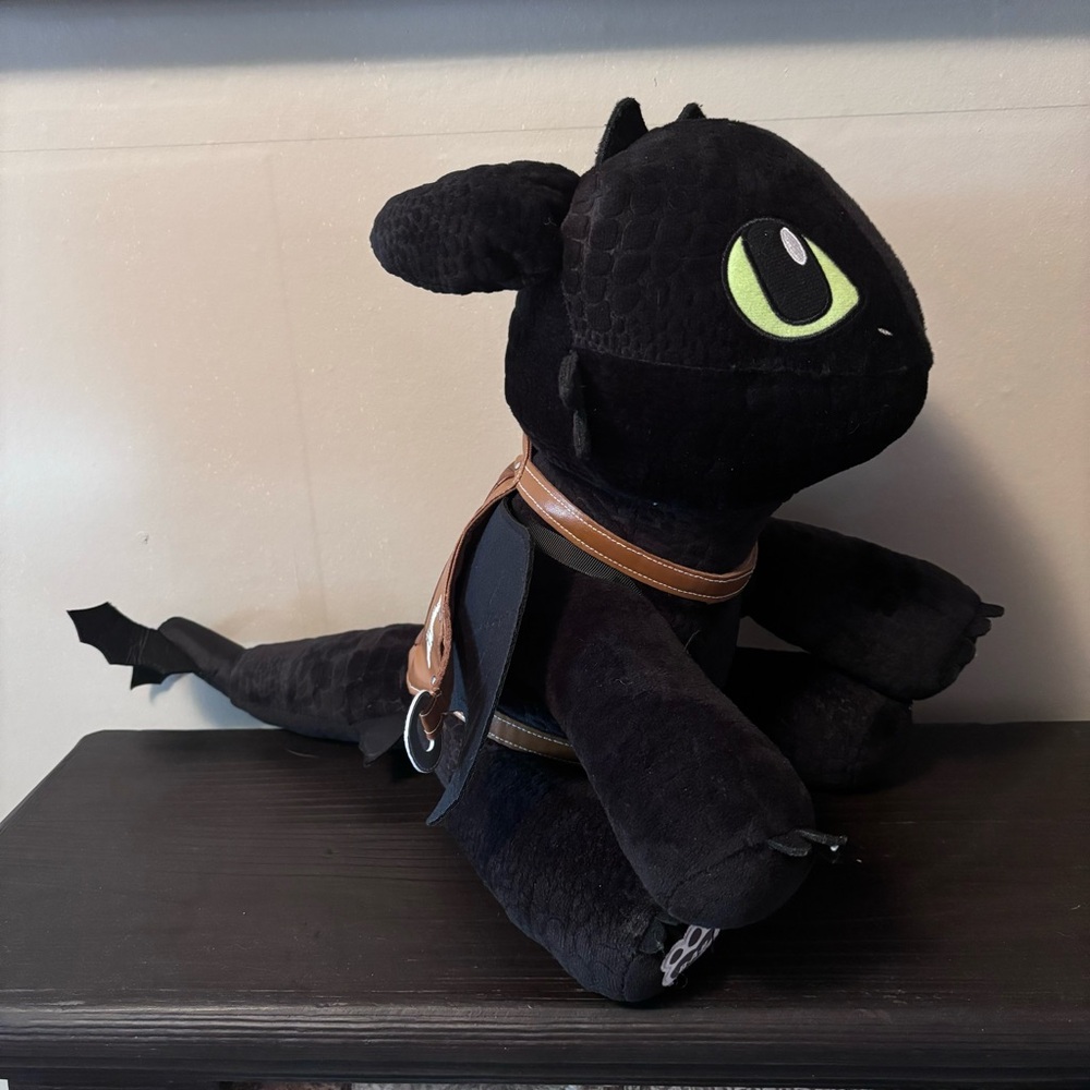 Toothless Build-a-Bear WITH Saddle